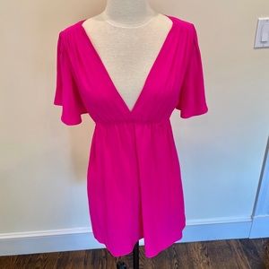 Amanda Uprichard Hot Pink mini dress